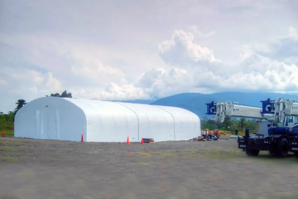 fabric buildings for mining operations