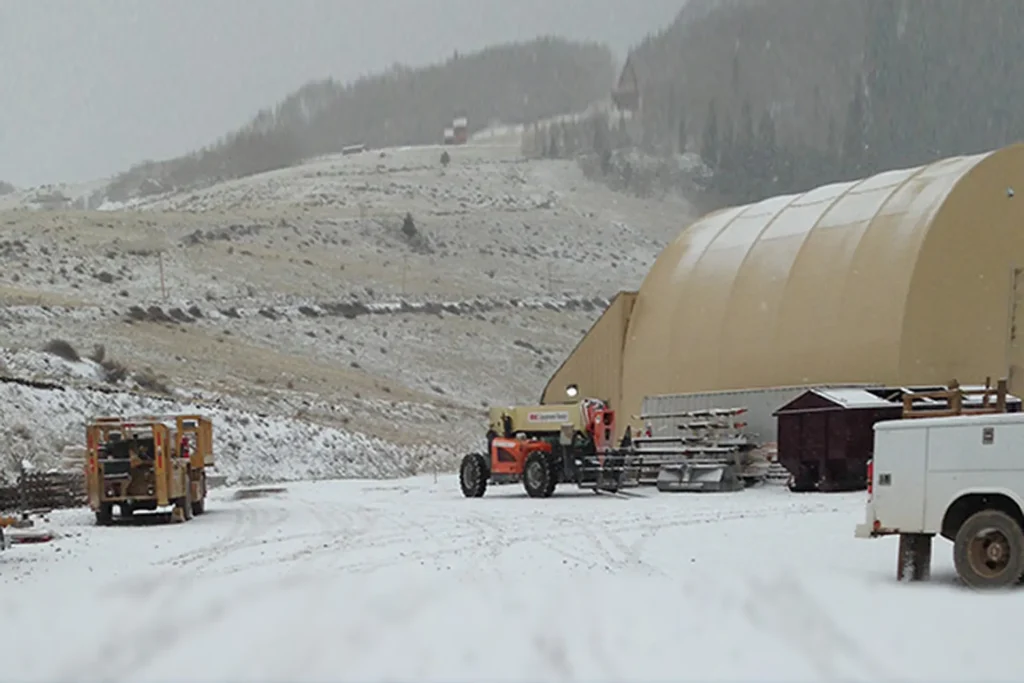 fabric buildings for mining operations