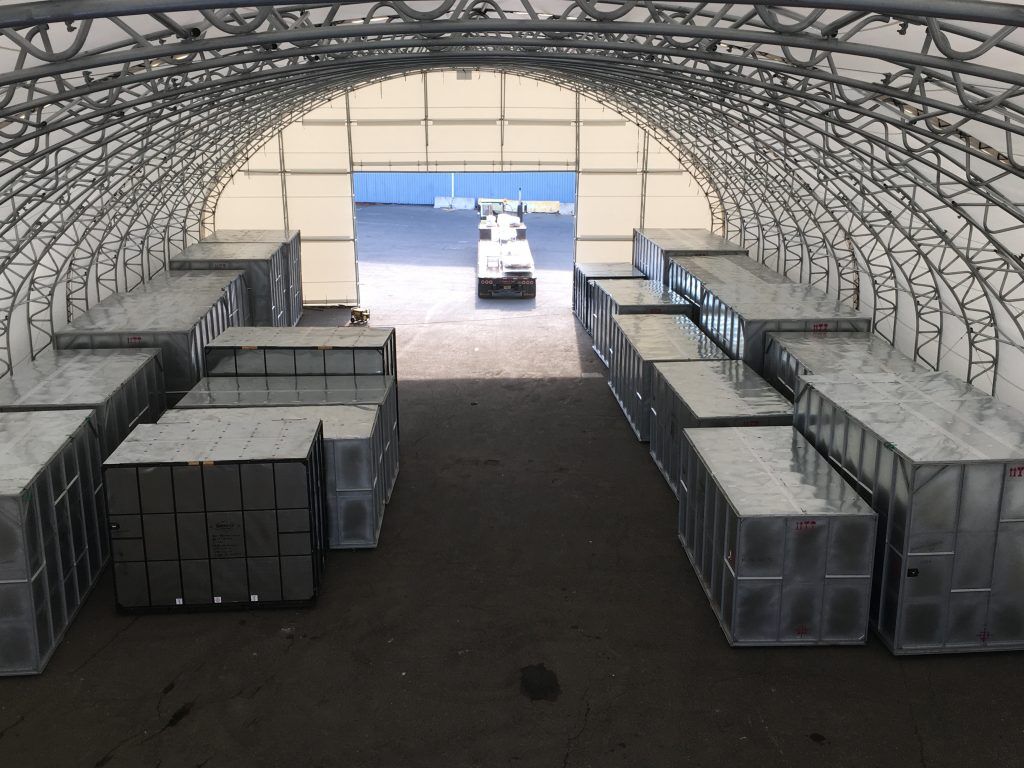 fabric buildings for mining operations