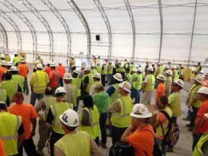 offices and dining facilities