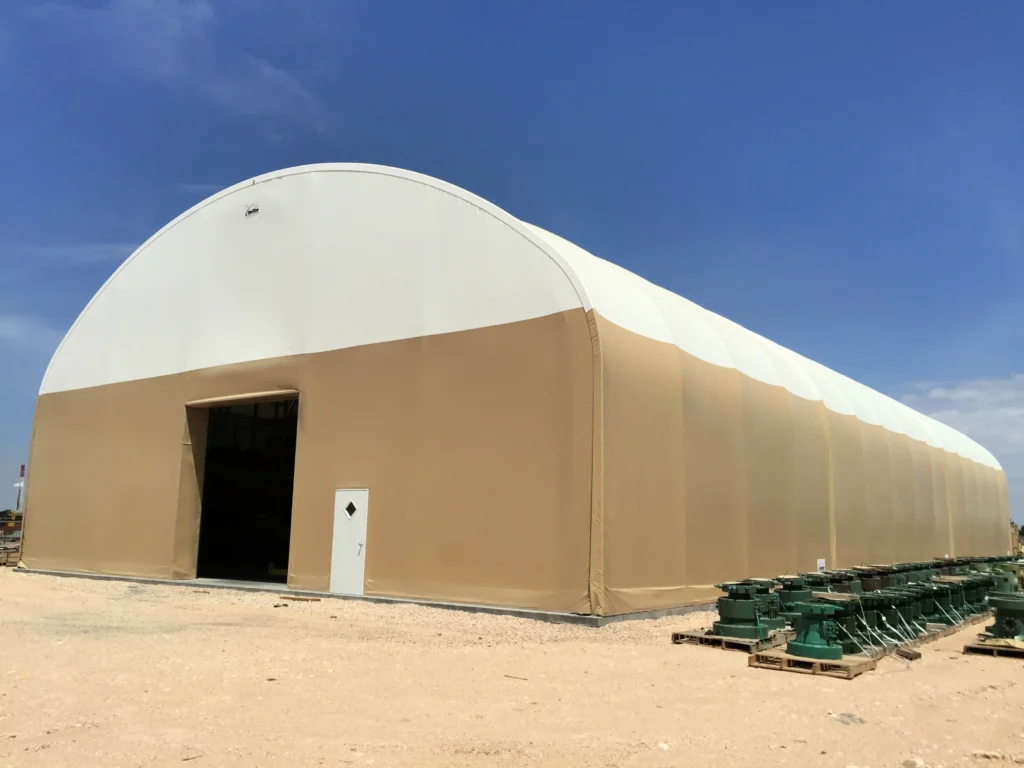 construction warehousing, temporary warehousing structures